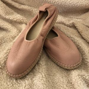 Cole Haan Cloudfeel Espadrille Flats Size 10 ½ Mahogany Rose